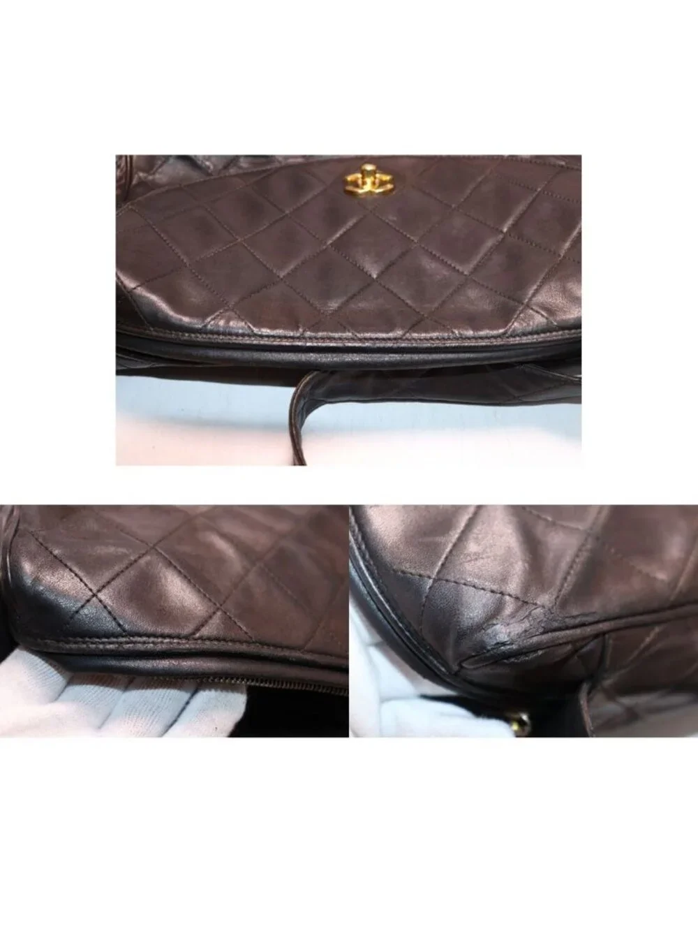 Chanel Lambskin Quilted Shoulder Bag